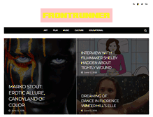 Tablet Screenshot of frontrunnermagazine.com